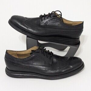 Cole Haan Original Grand C21134 Men's Black Leather Wingtip Ox Shoes Size 13 M